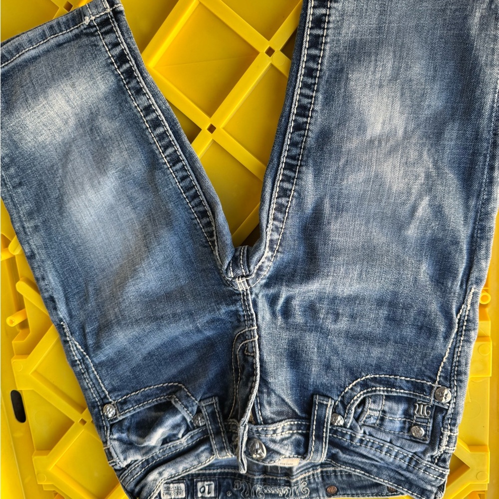 Miss Me Kids Faded Blue Denim Jeans